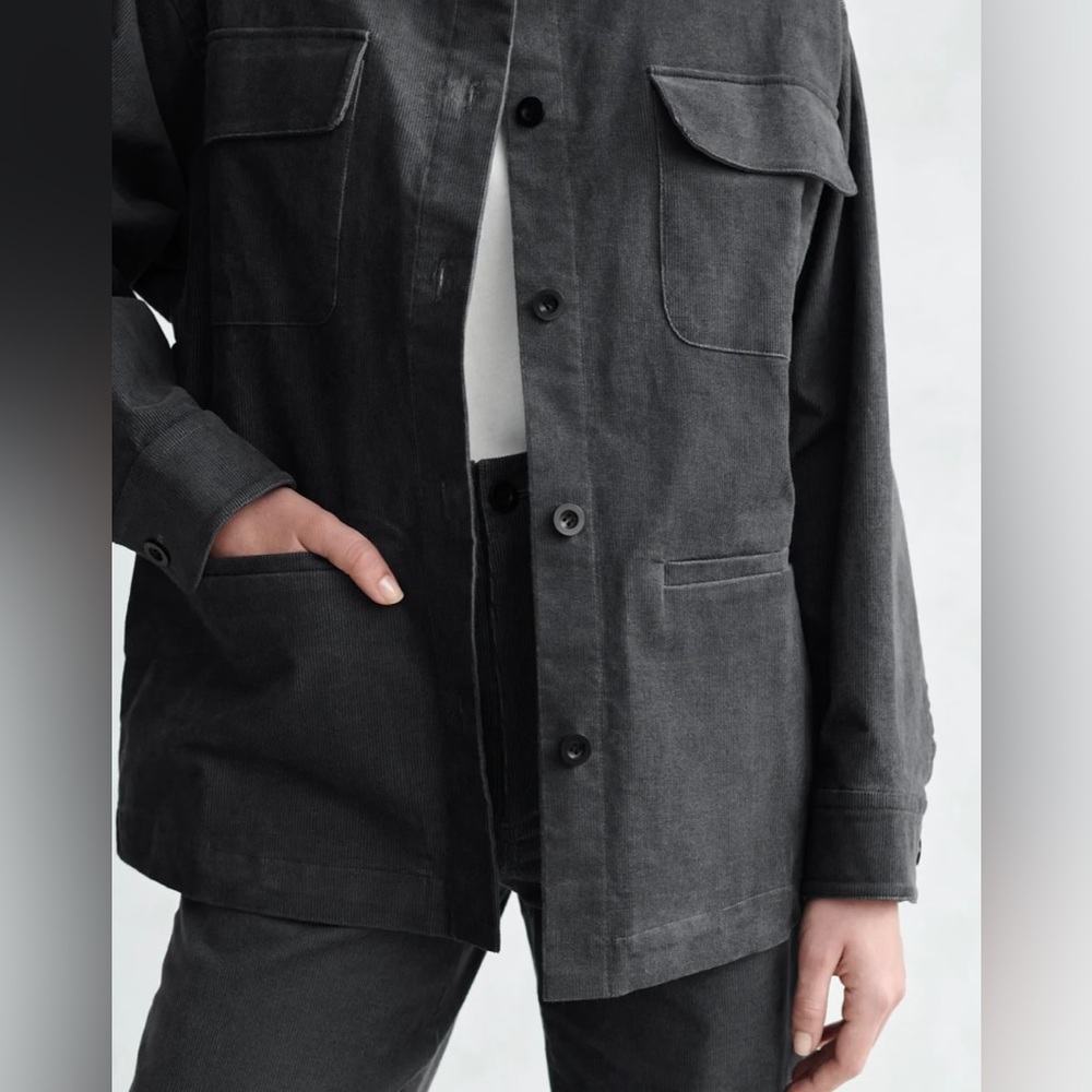 Jenni Kayne Corduroy Jacket size: M Washed Black